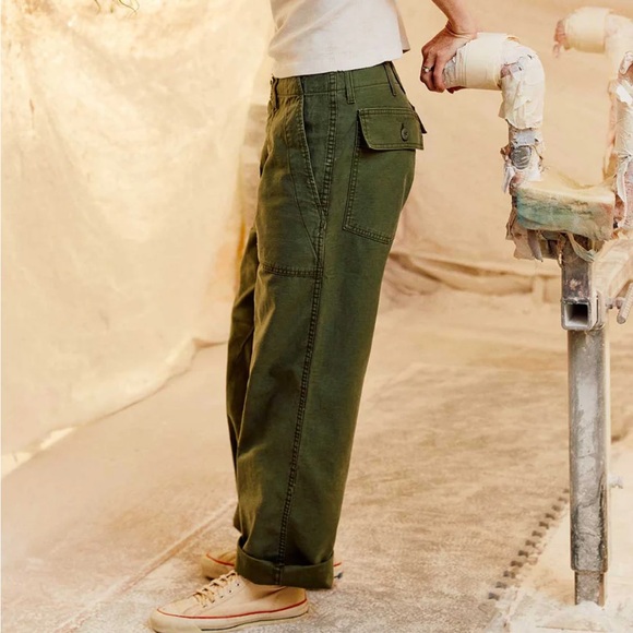 Imogene + Willie Blake military trouser in olive, size small. - Picture 2 of 8